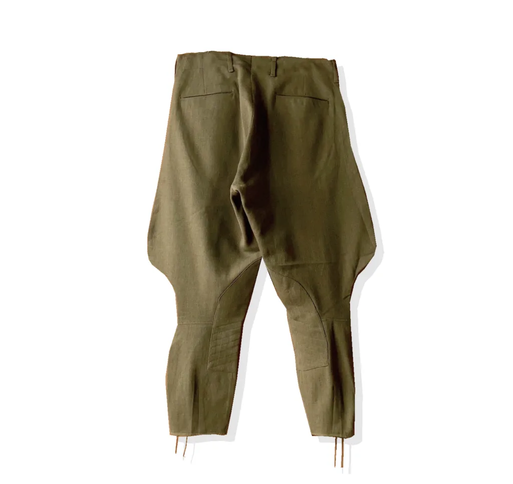 US ARMY Wool 1940s jodhpurs pants Back